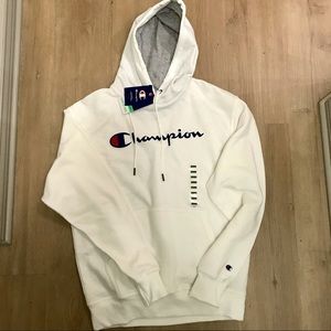 Men's Champion® Powerblend Fleece Graphic Pullover Hoodie